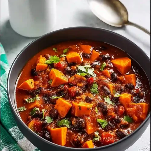 Sweet Potato Black Bean Chili