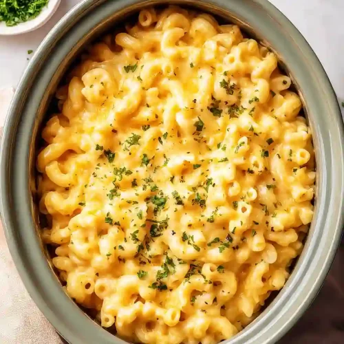 crockpot cottage cheese mac and cheese