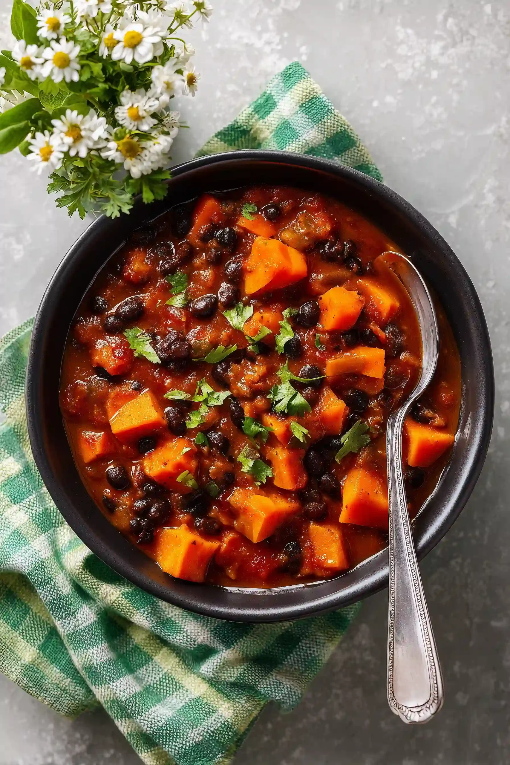 Sweet Potato Black Bean Chili
