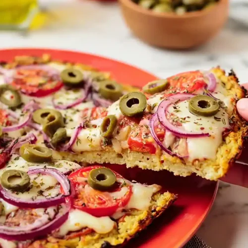 cauliflower egg cottage cheese pizza crust