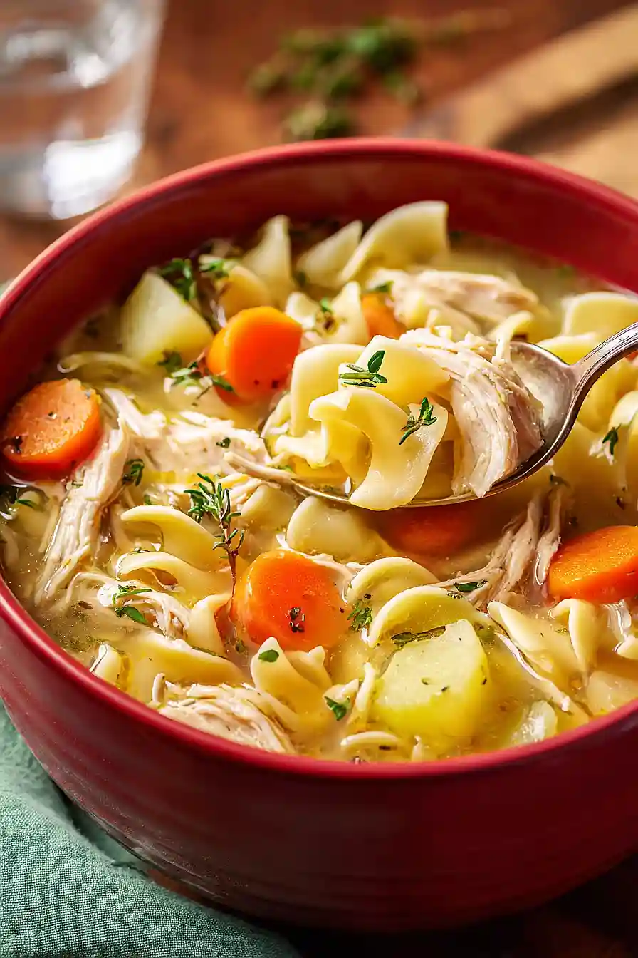 rotisserie chicken noodle soup