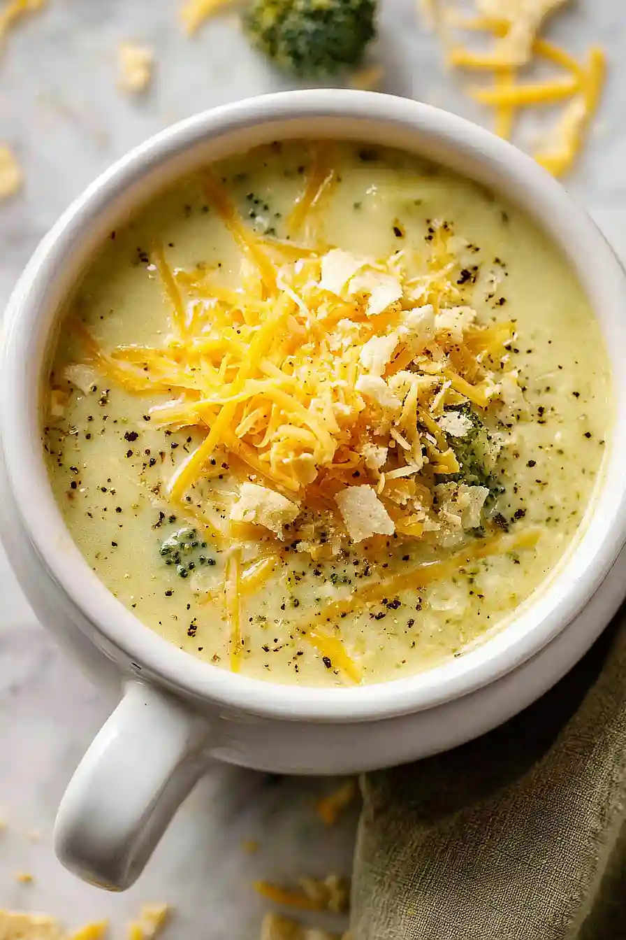 baked potato and broccoli soup