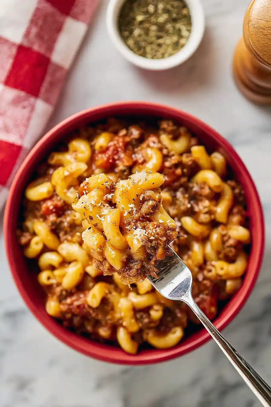 crockpot goulash with ground beef