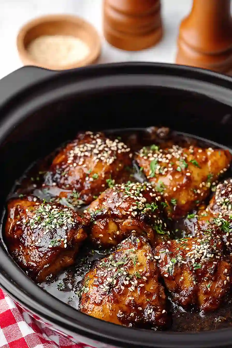 crock pot honey garlic chicken
