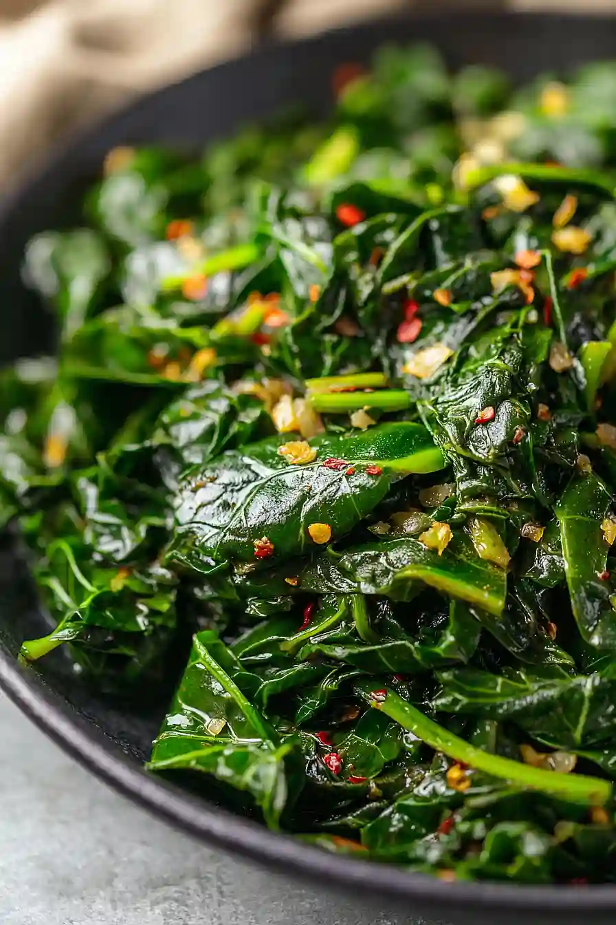 collard greens with garlic
