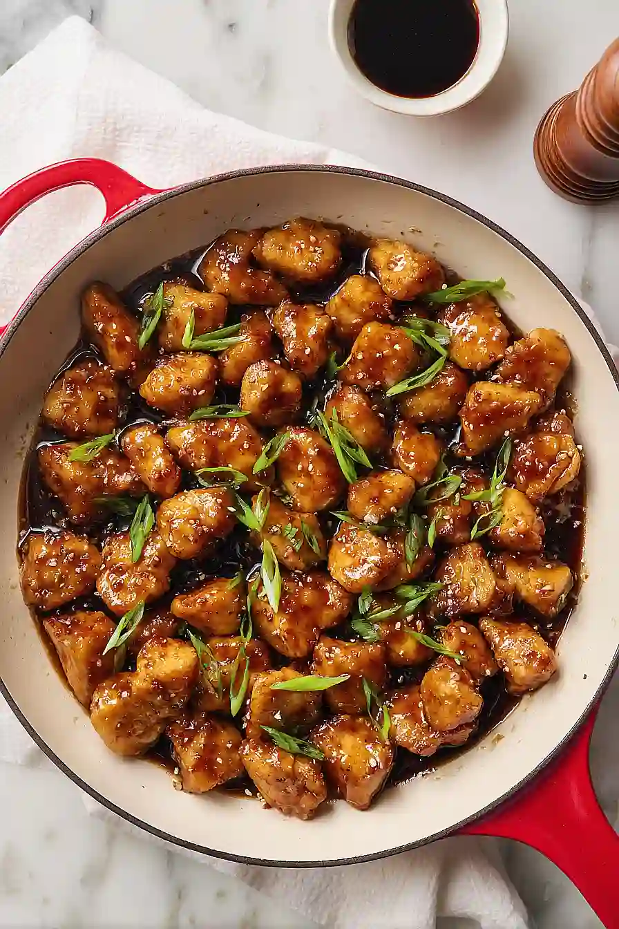 honey garlic chicken bites