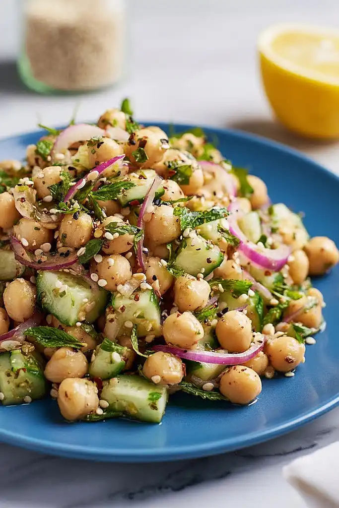 mediterranean chickpea salad vegan
