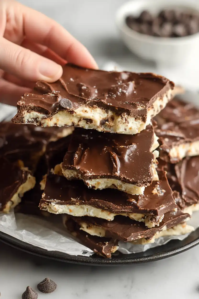 cottage cheese cookie dough bark