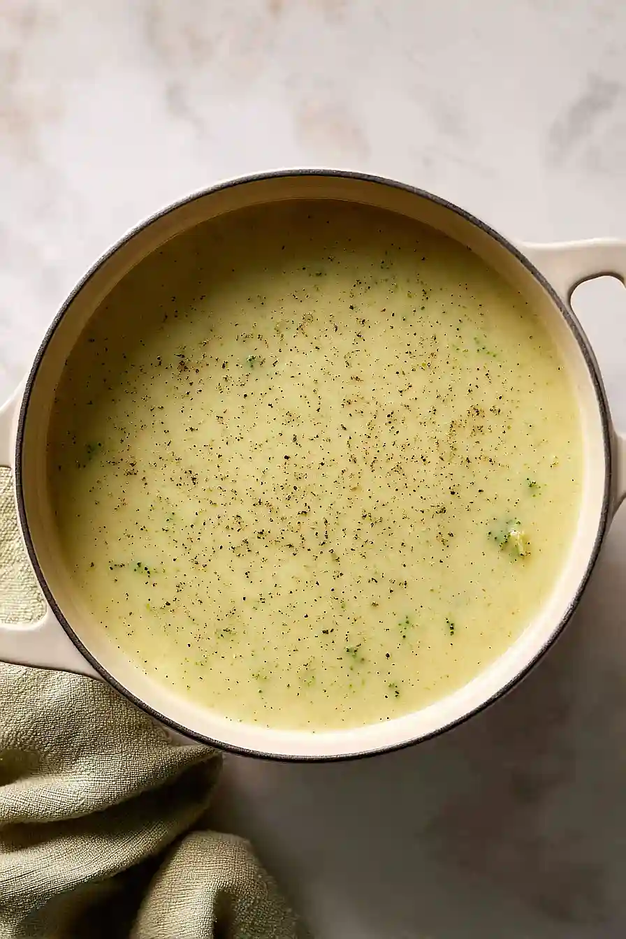 baked potato and broccoli soup