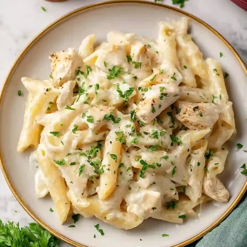 chicken alfredo casserole