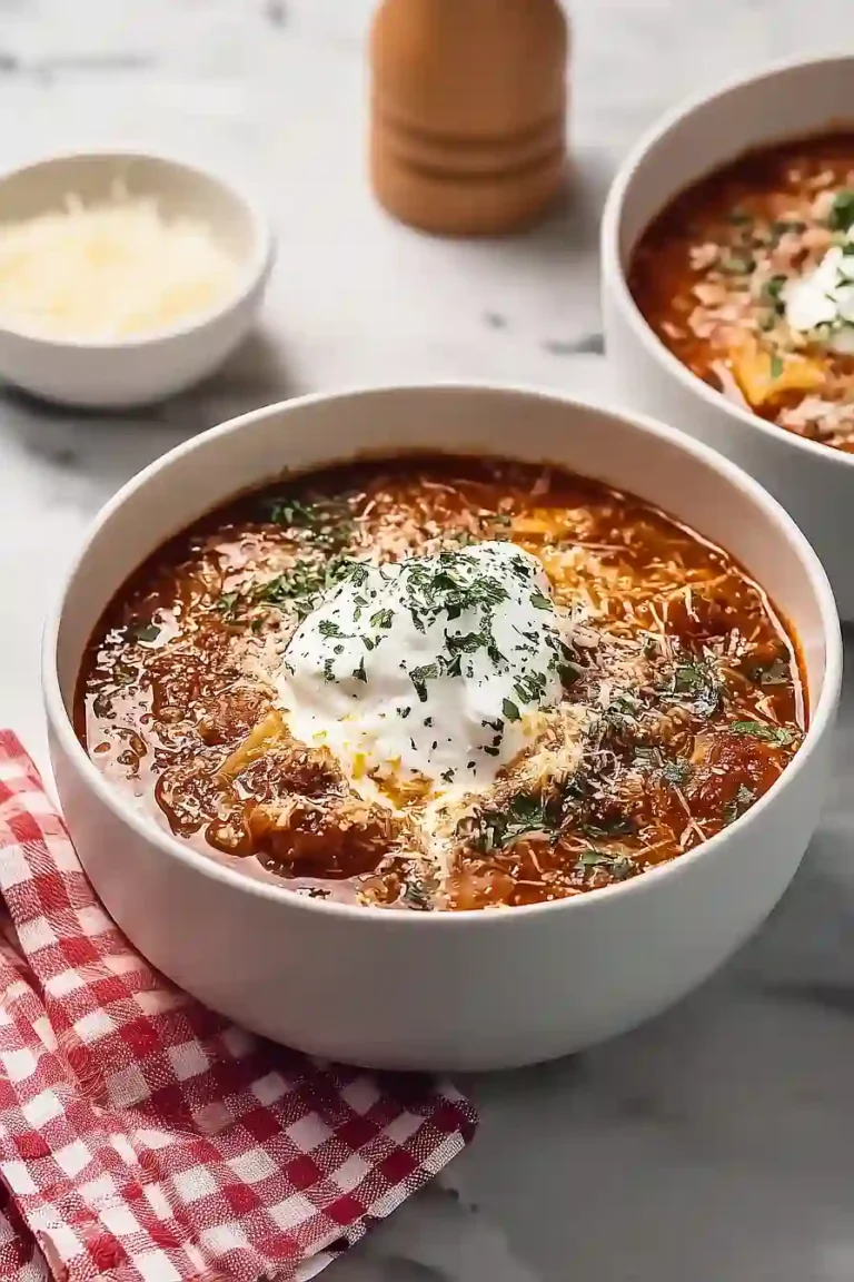 lasagna soup with greek yogurt
