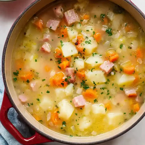 dairy free potato soup with ham