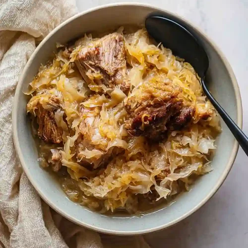 pork and sauerkraut and beer