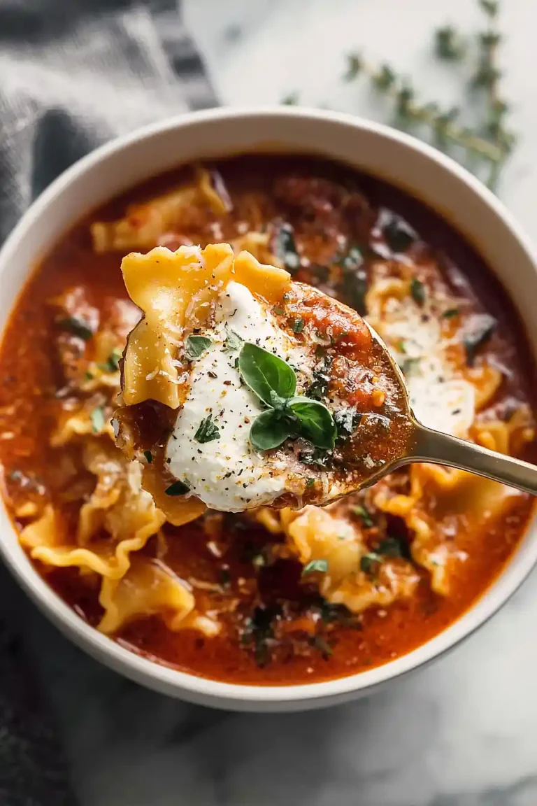 low fodmap lasagna soup