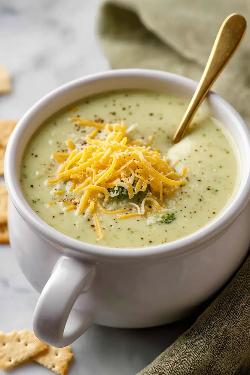 baked potato and broccoli soup