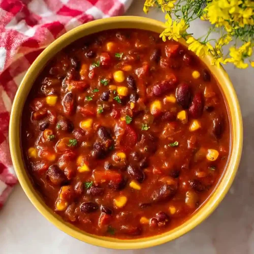 Three-Bean Vegetarian Chili