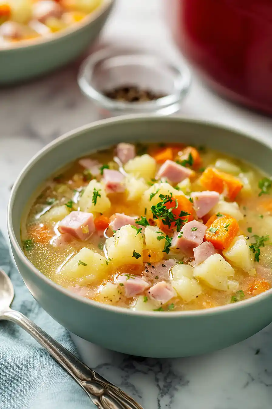 dairy free potato soup with ham
