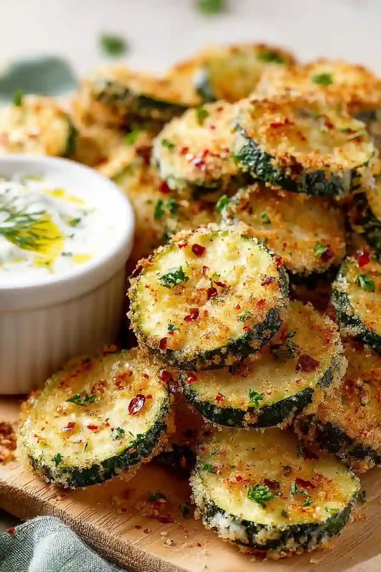 baked zucchini chips