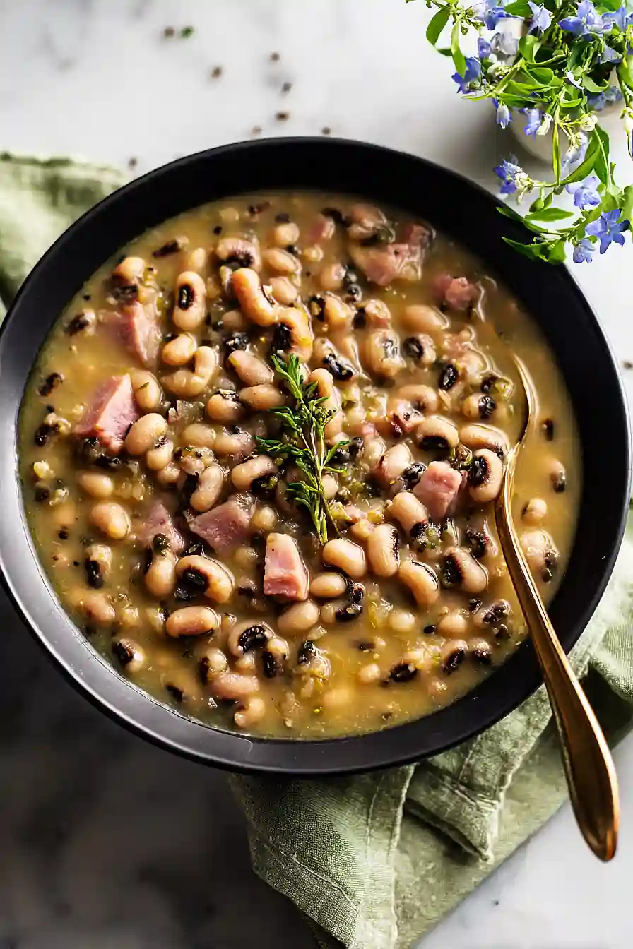 black eyed peas with ham hock