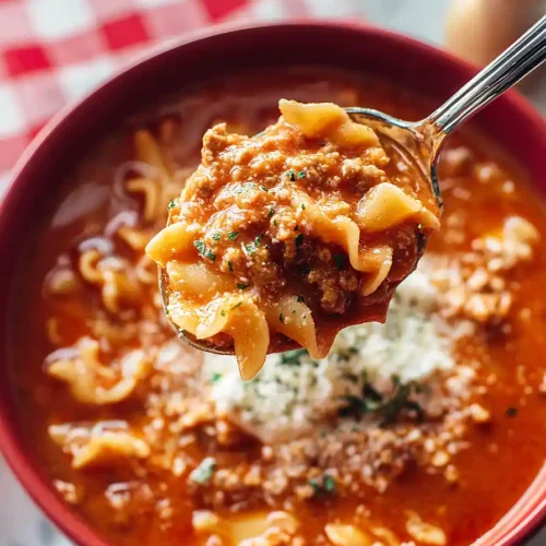 high protein lasagna soup