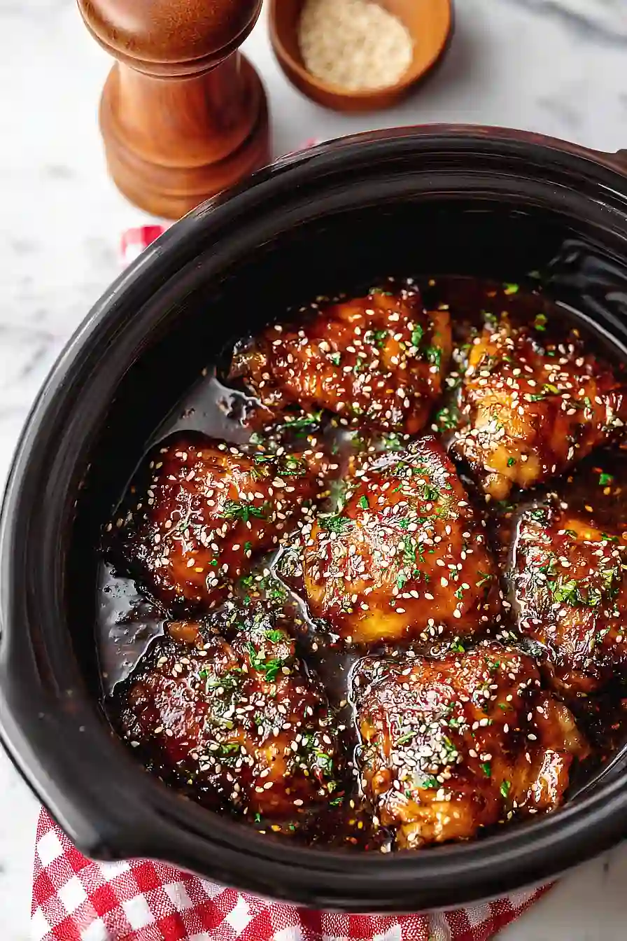 crock pot honey garlic chicken