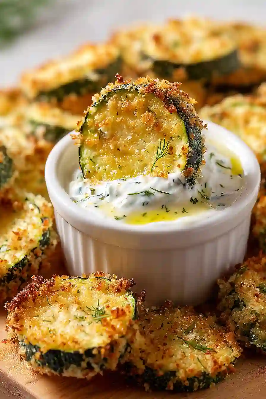 baked zucchini chips