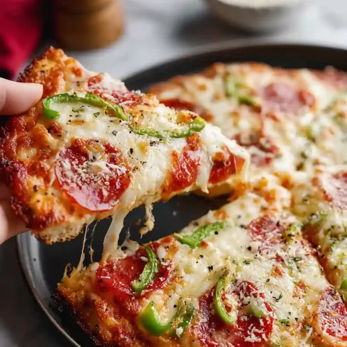 cottage cheese chicken crust pizza