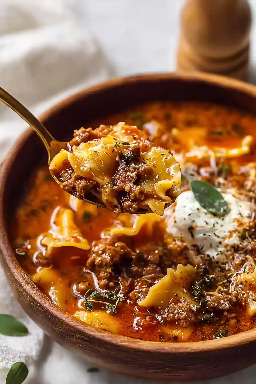 low sodium lasagna soup