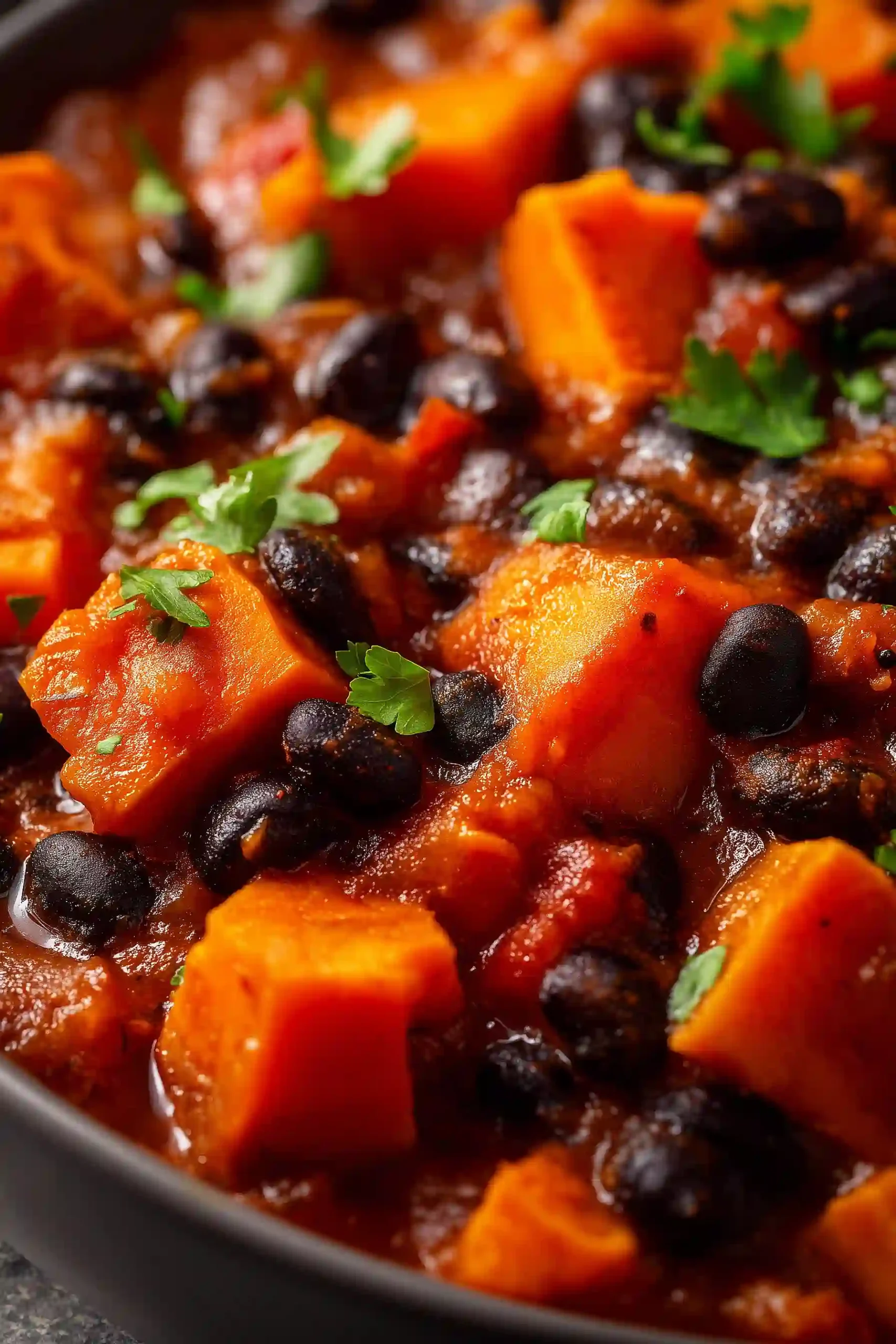 Sweet Potato Black Bean Chili