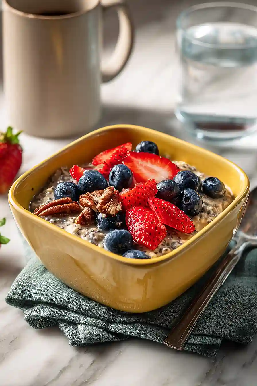 healthy overnight oats without yogurt