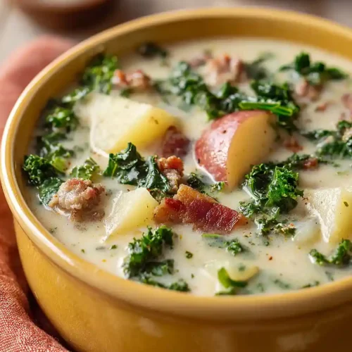 dairy free potato kale sausage soup