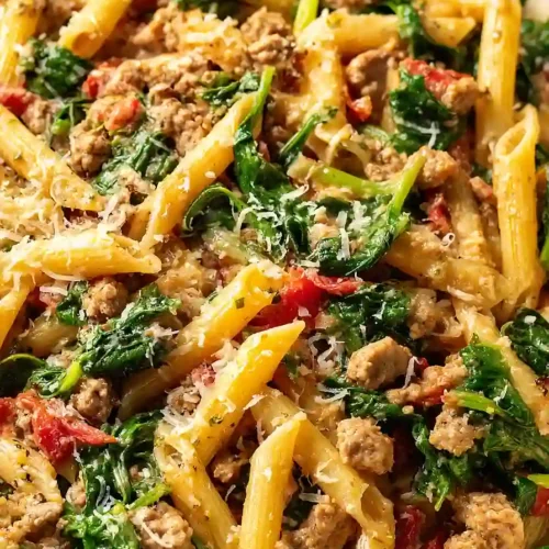 ground turkey veggie pasta