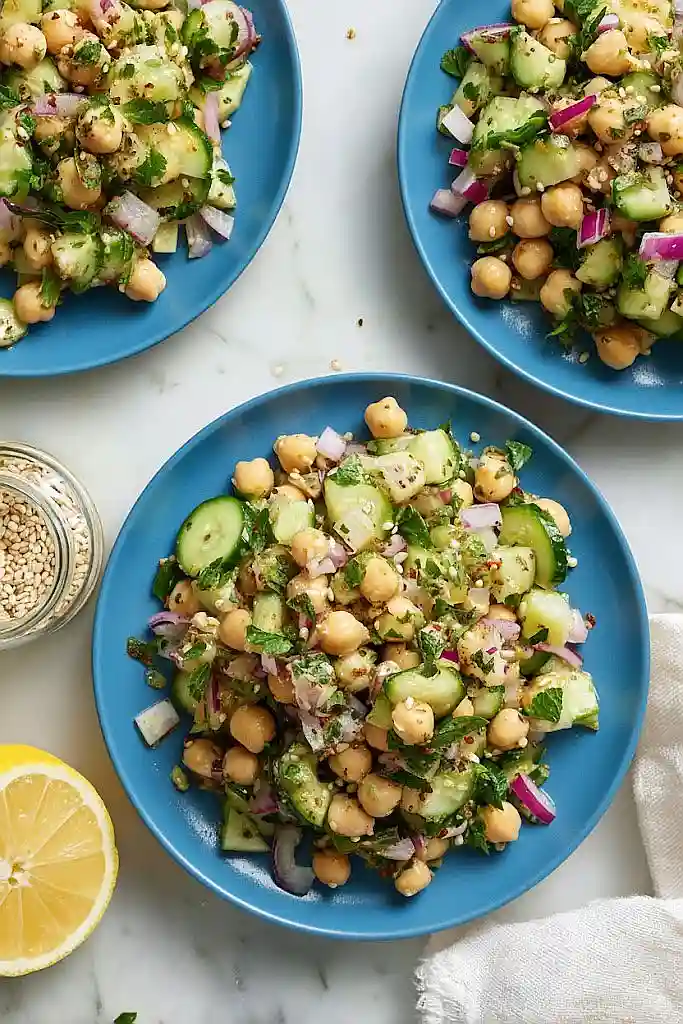 mediterranean chickpea salad vegan