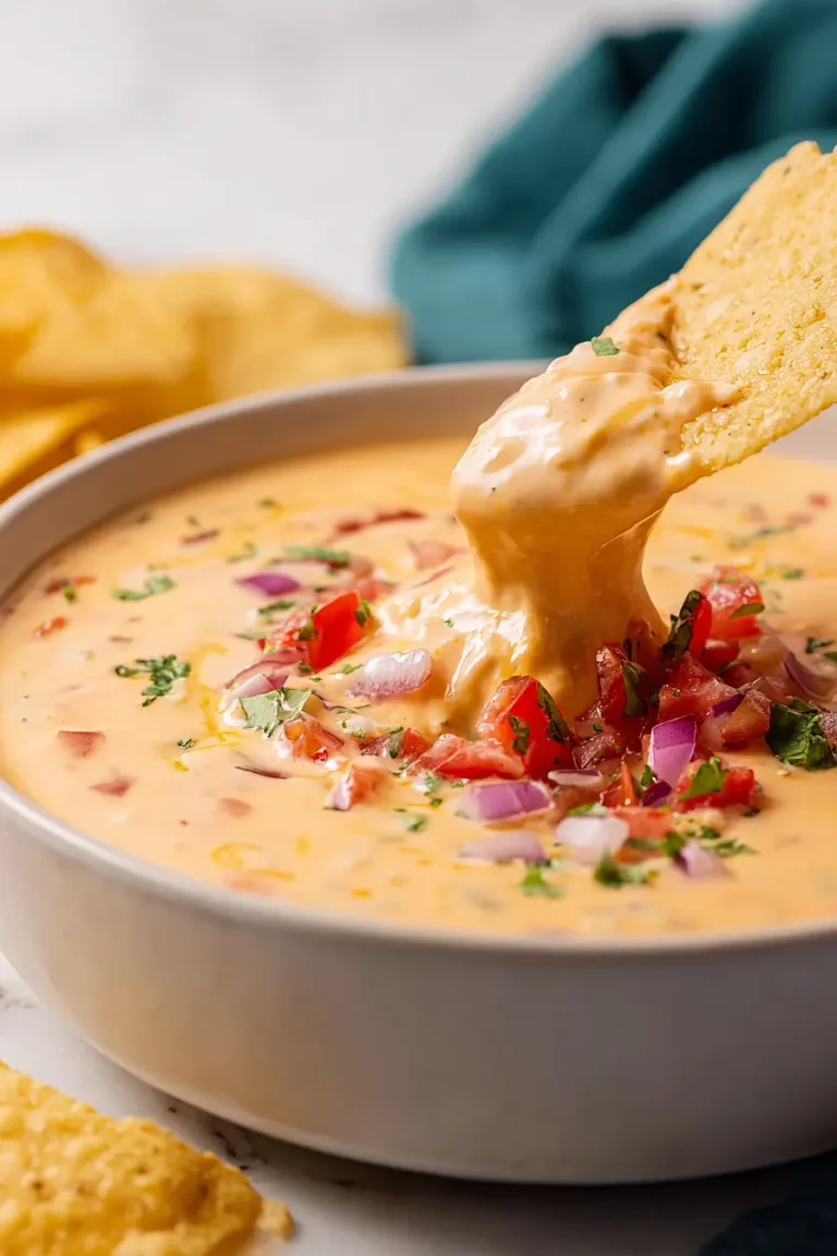 cottage cheese queso with nutritional yeast