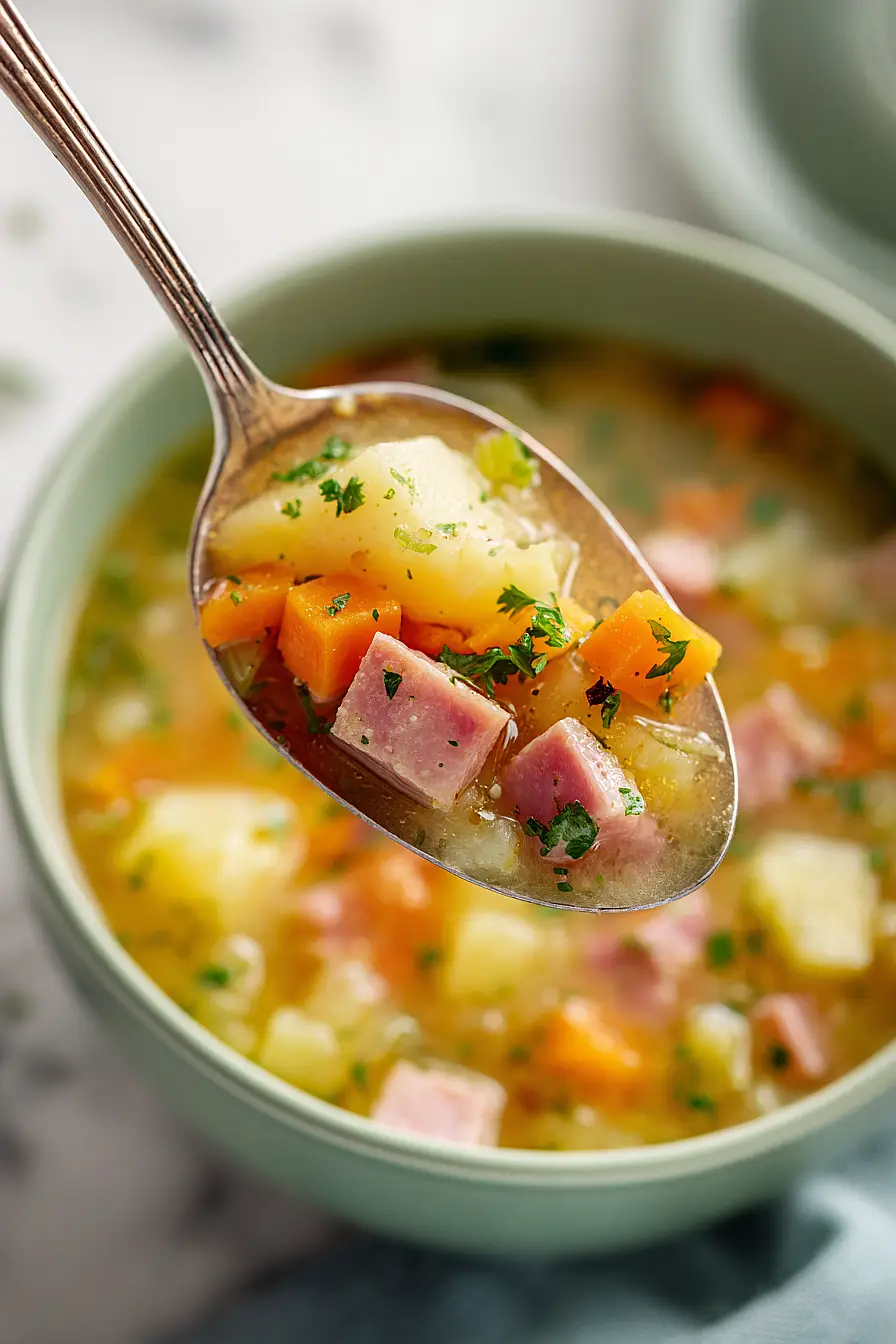 dairy free potato soup with ham