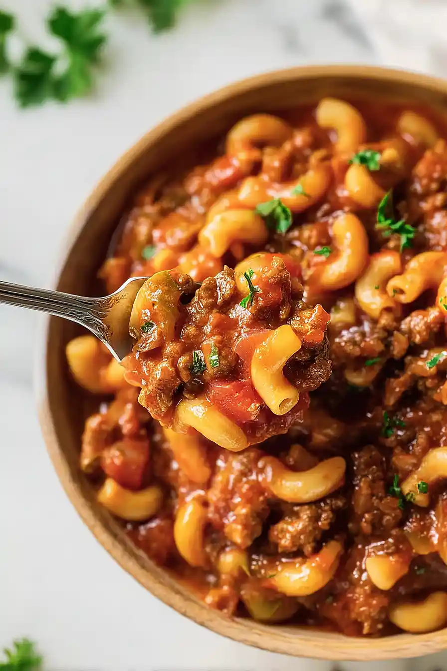 ground beef goulash