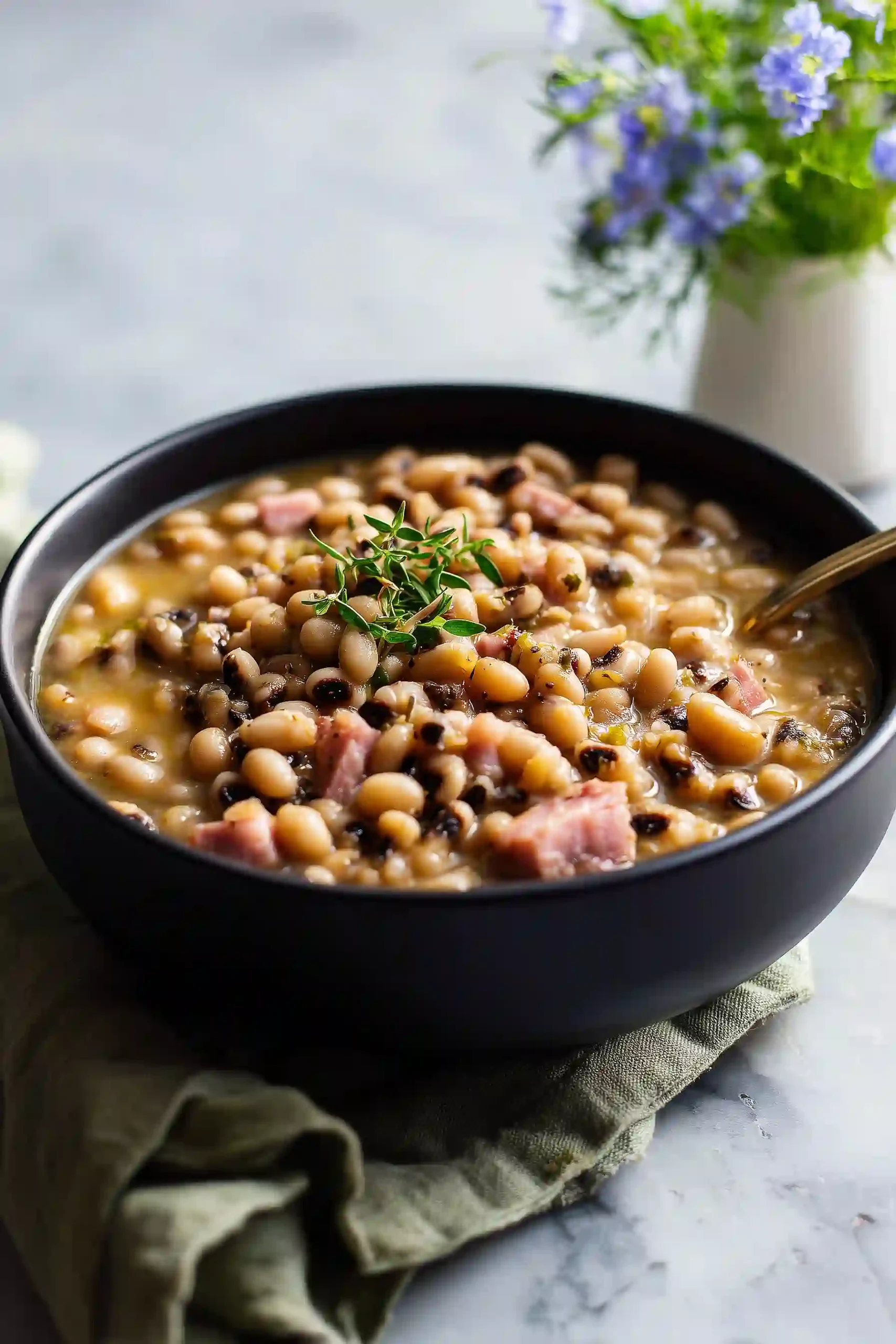 black eyed peas with ham hock