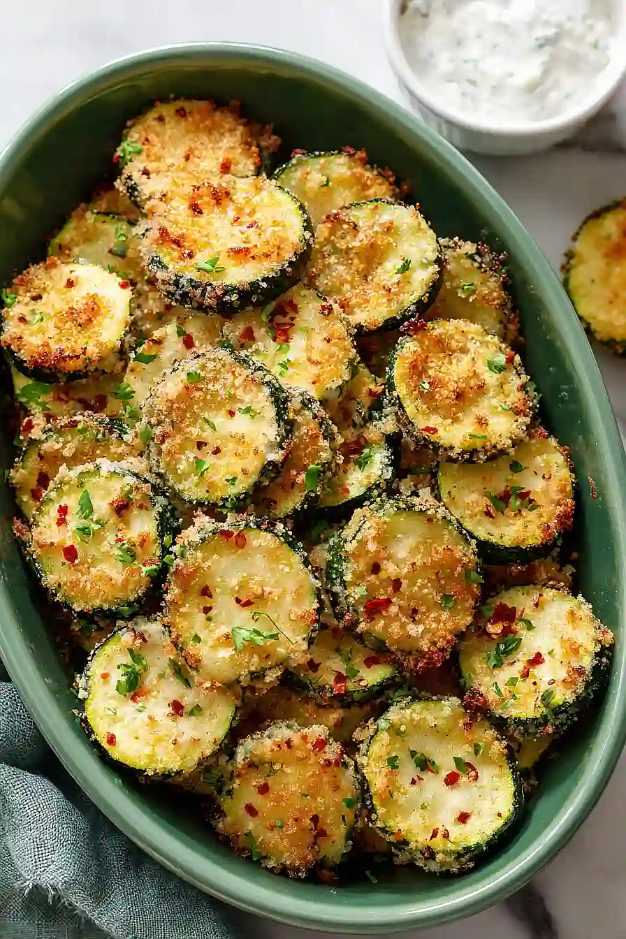 baked zucchini chips