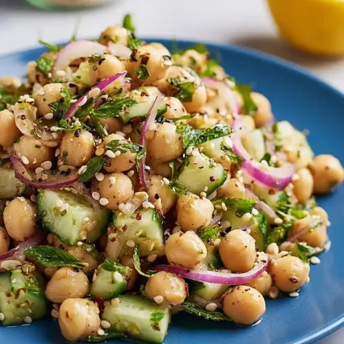 mediterranean chickpea salad vegan
