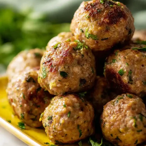 Baked Turkey Meatballs