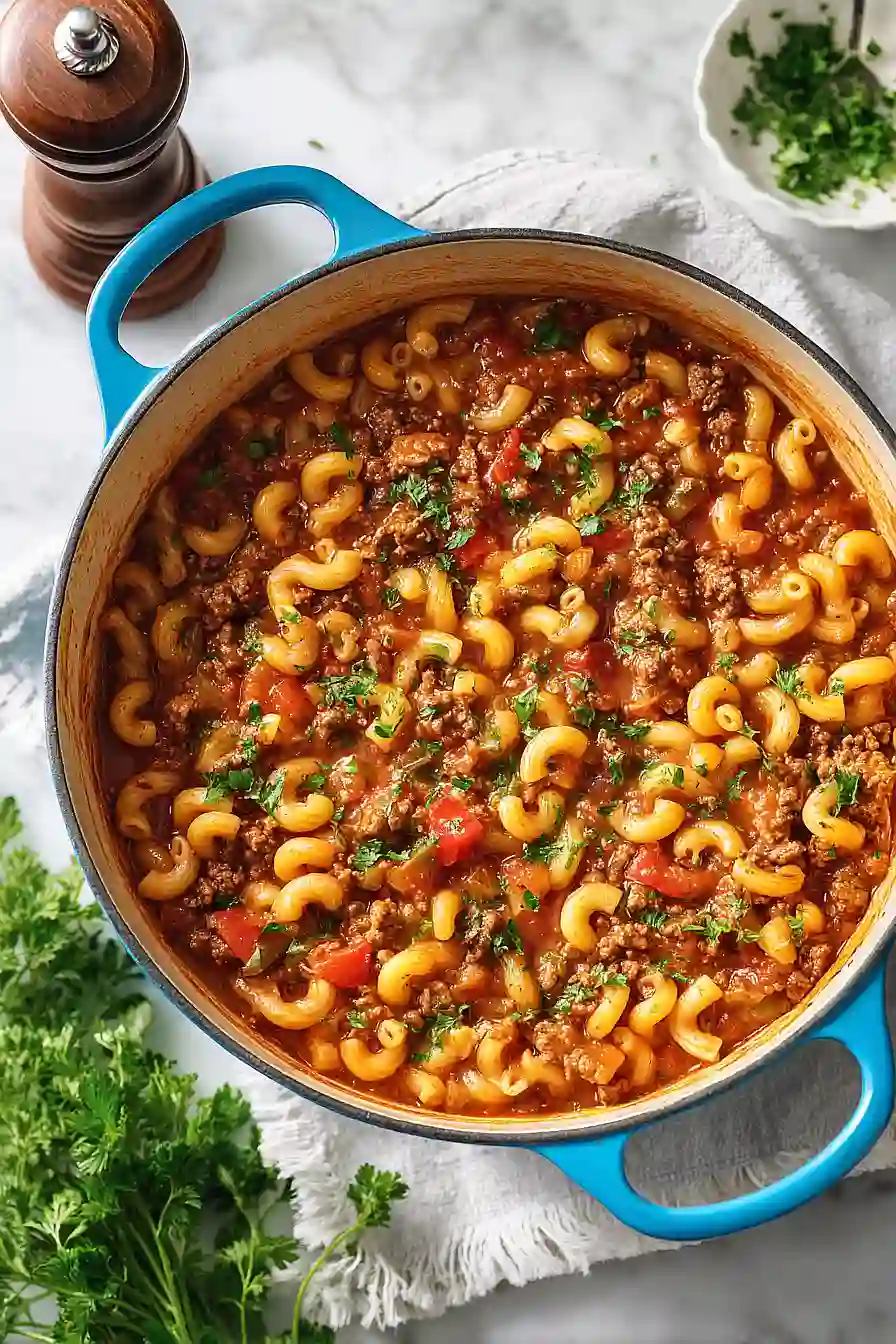 ground beef goulash