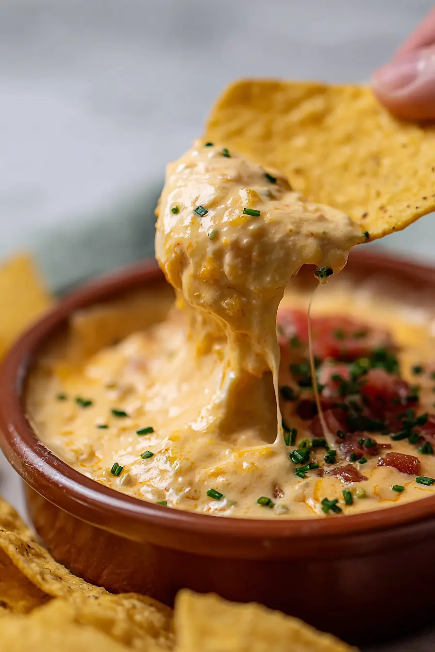 crockpot cottage cheese queso