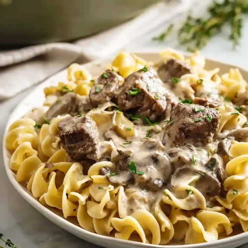 Beef Stroganoff Casserole