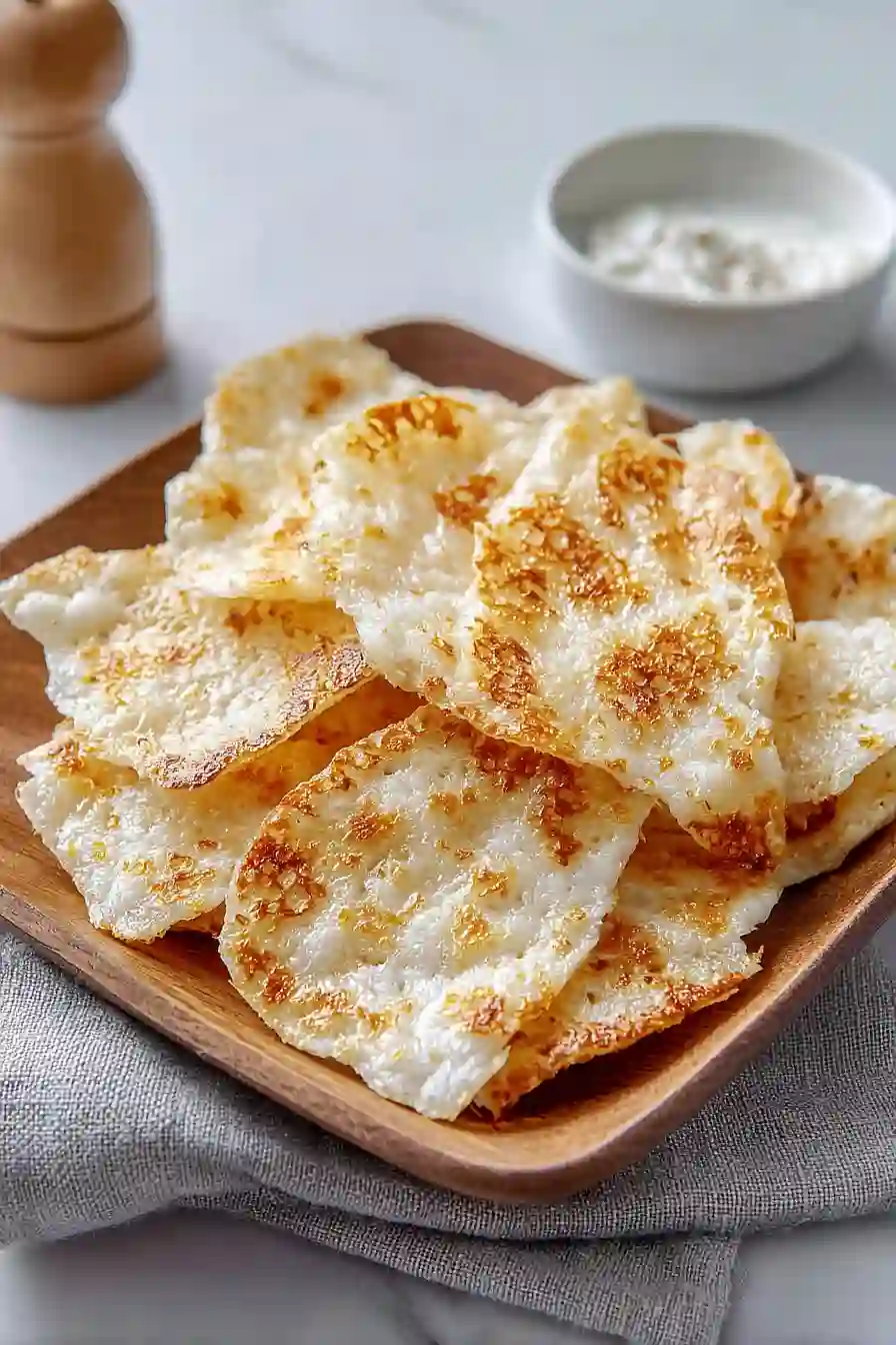 microwave cottage cheese chips
