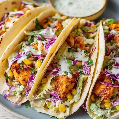 air fryer chicken tacos