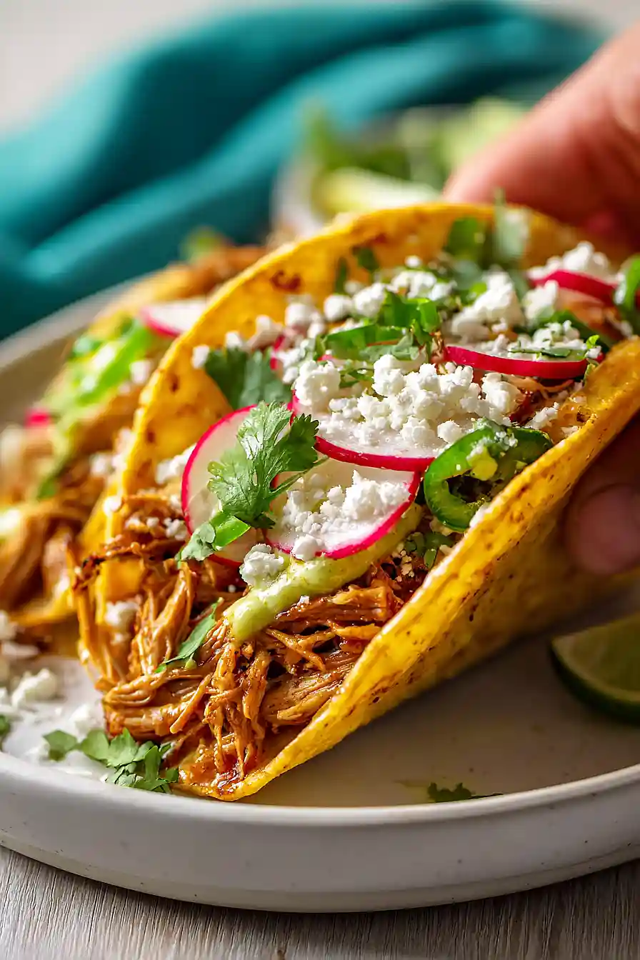 instant pot chicken tacos