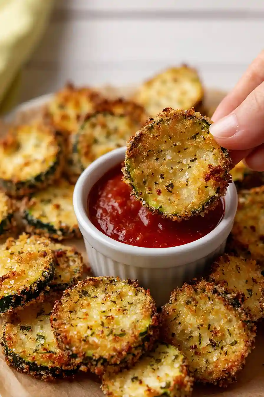 air fryer zucchini chips