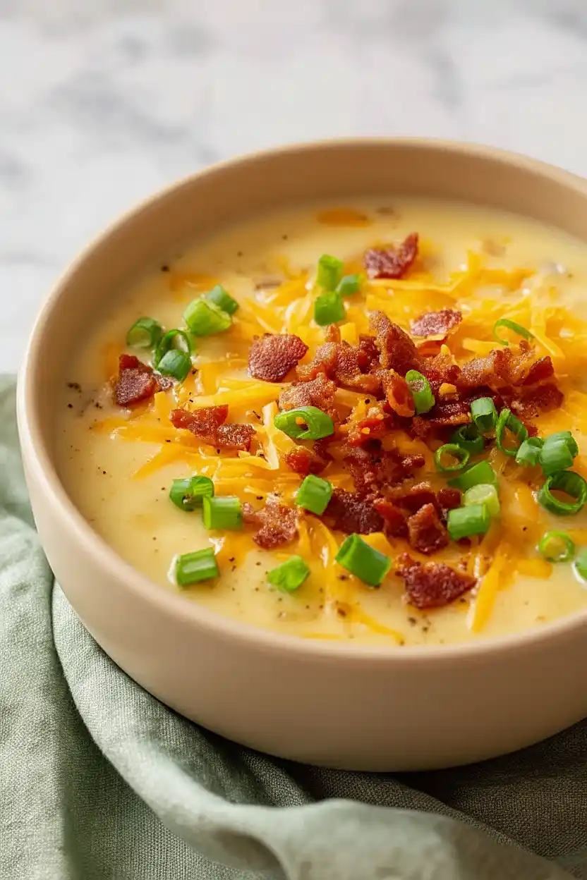 instant pot loaded baked potato soup