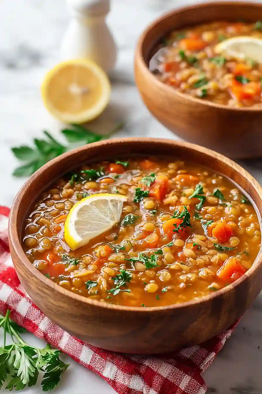lentil rice soup