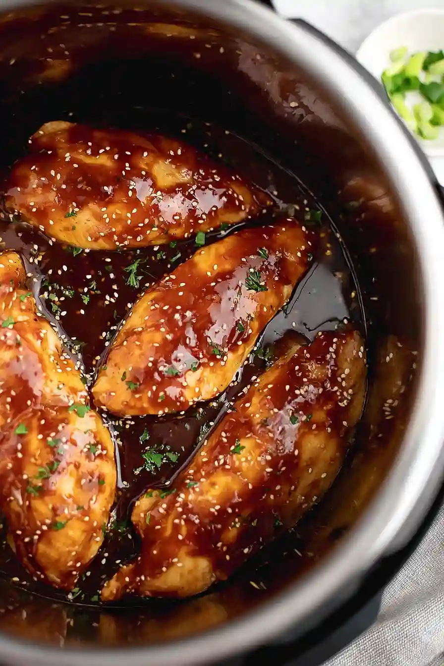 instant pot honey garlic chicken